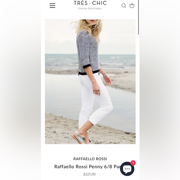 Rafaello Rossi ‘Penny’ 6/8 Black Pants; Size 6 - Picture 16 of 16